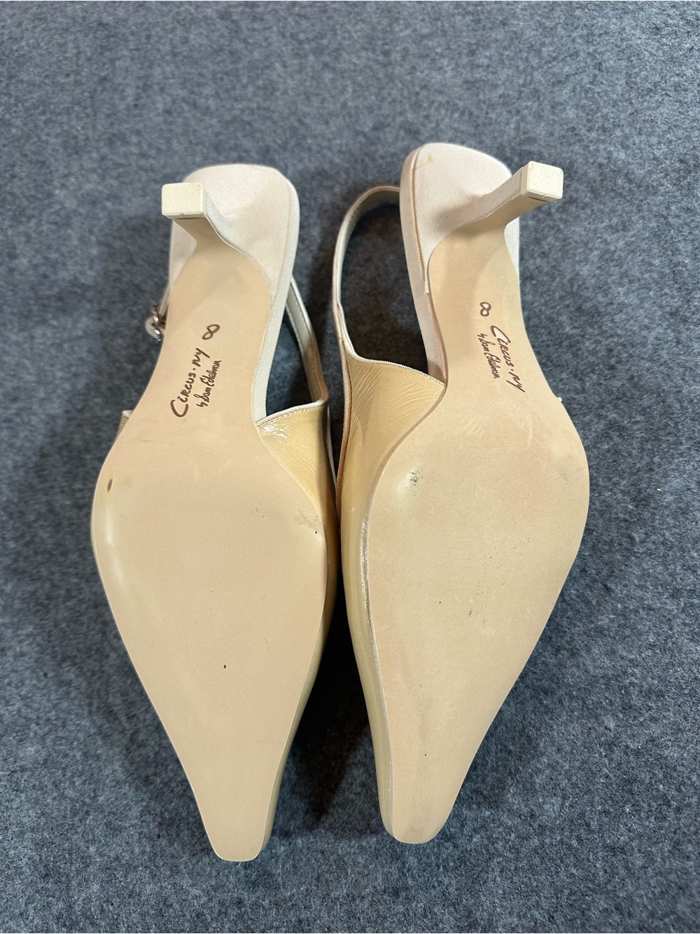 Sam Edelman Brown Slingback Kitten Heels - Picture 6 of 8